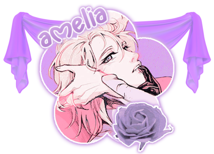 ame graphic made by me! inspo fine nf2u ;; art cred: doodlefox2 alt text: amelia