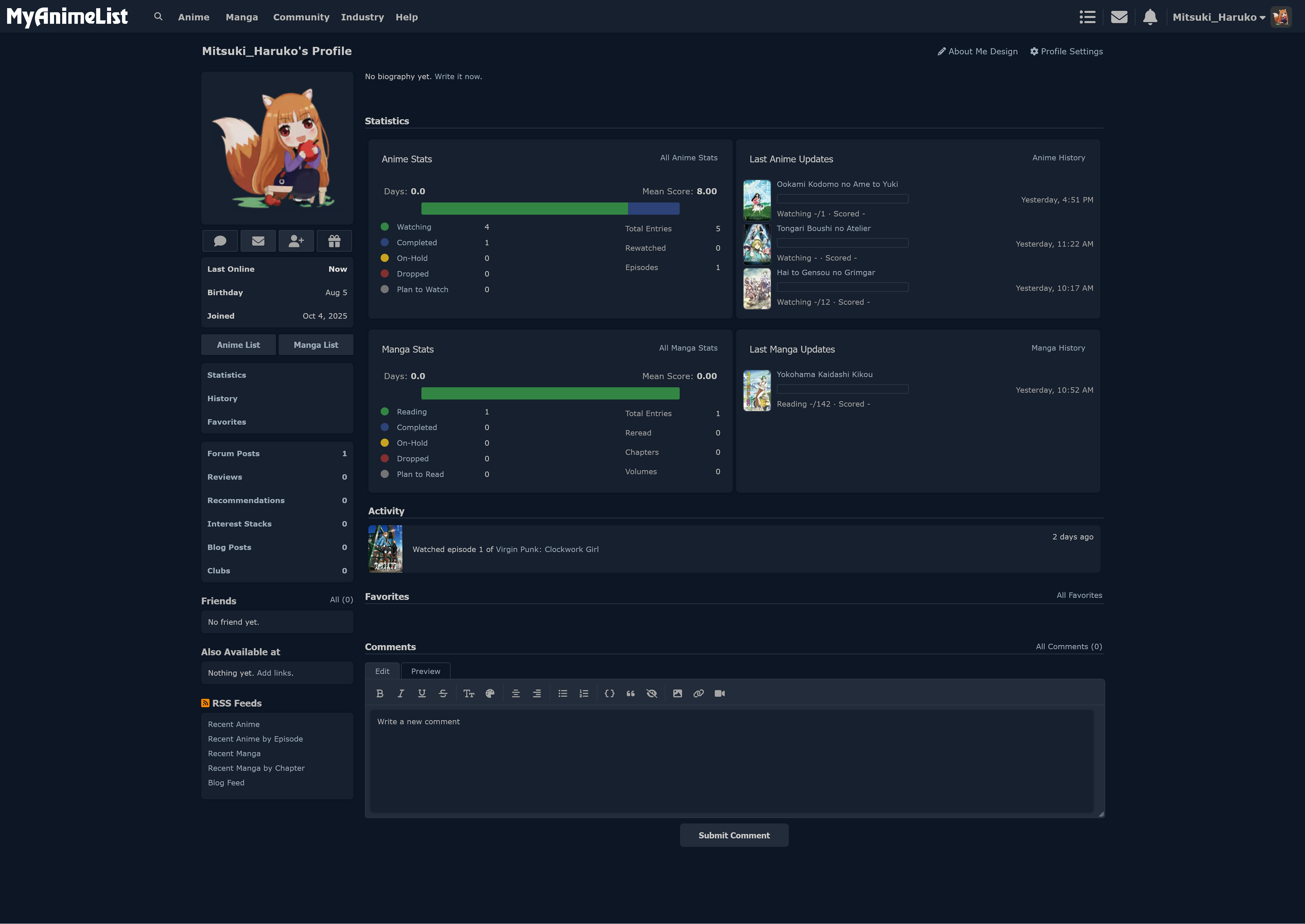 [userscript] [userstyle] MAL Nightly - Forums - MyAnimeList.net