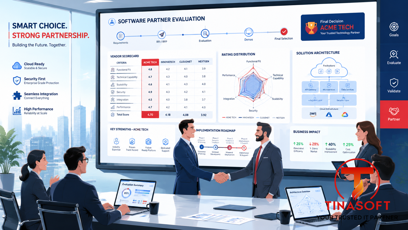 Đánh giá đối tác outsourcing phần mềm trong môi trường doanh nghiệp hiện đại