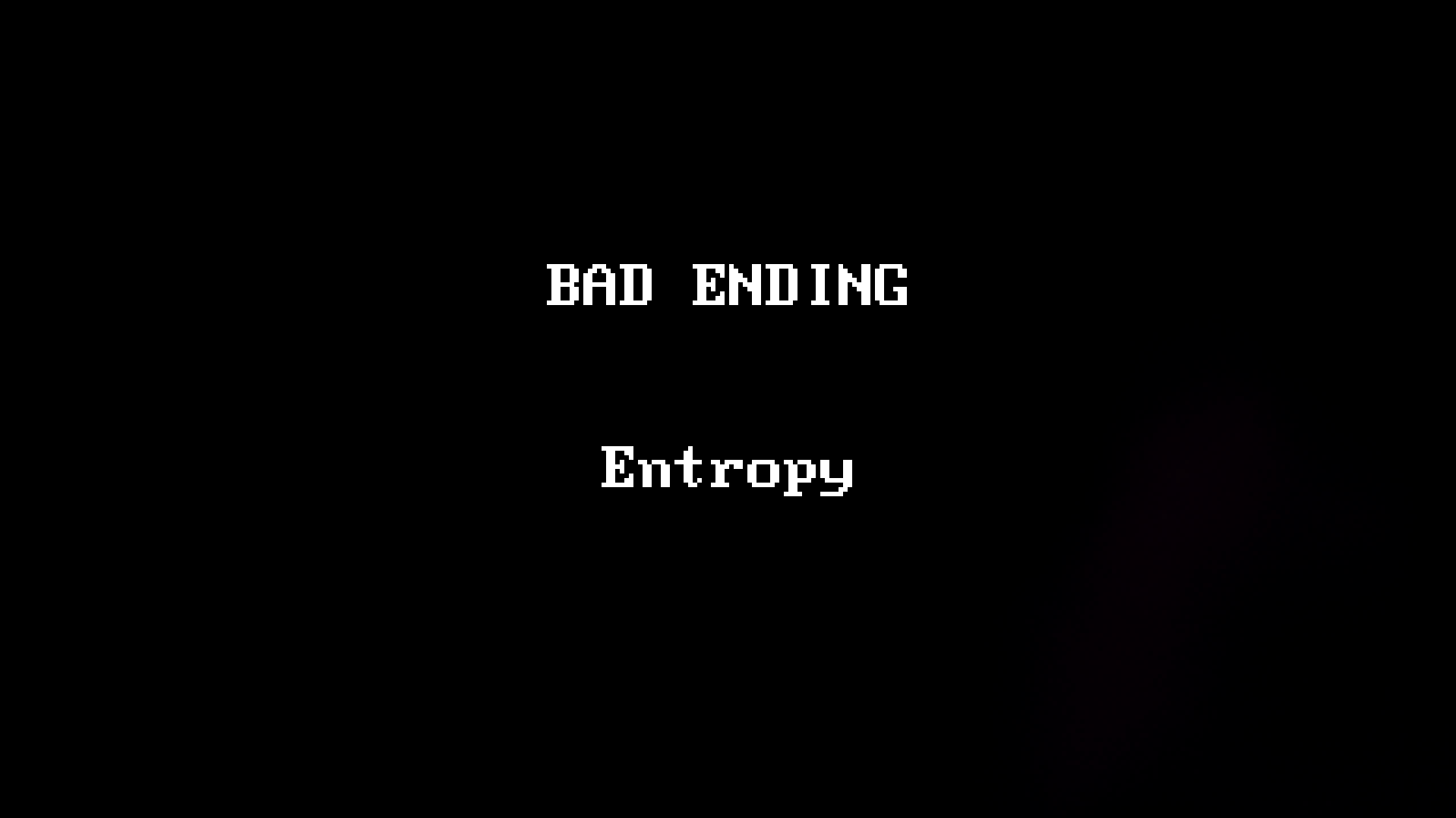 BAD ENDING