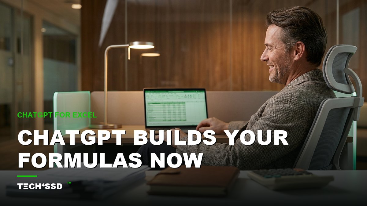 ChatGPT Now Lives Inside Your Spreadsheet and Builds Formulas While You Watch