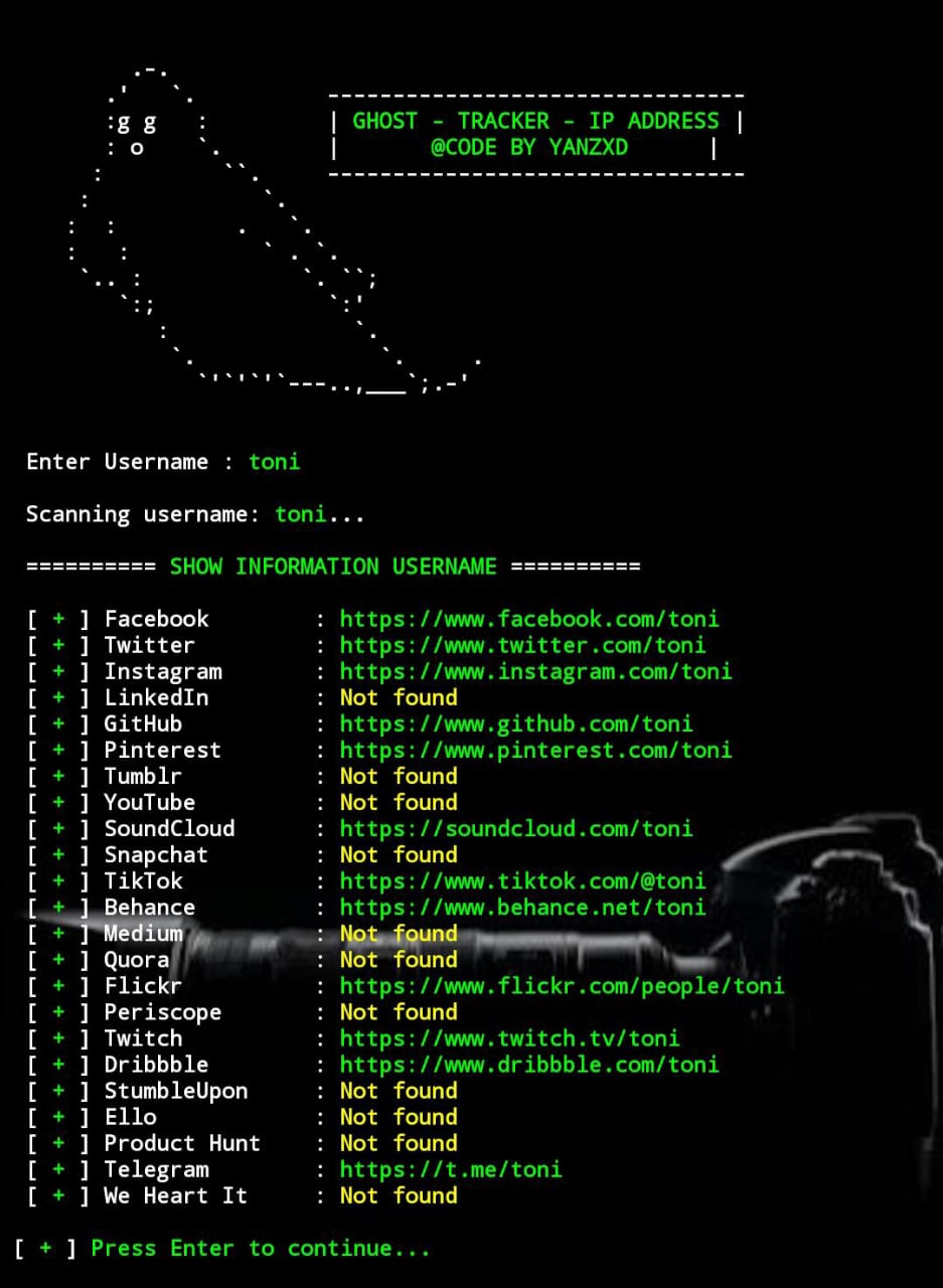GitHub - TheyanzXD/Ghost-Track