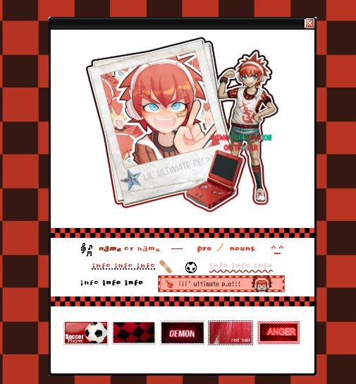 MasRu Daimon (Danganronpa: UDG) Rentry Template