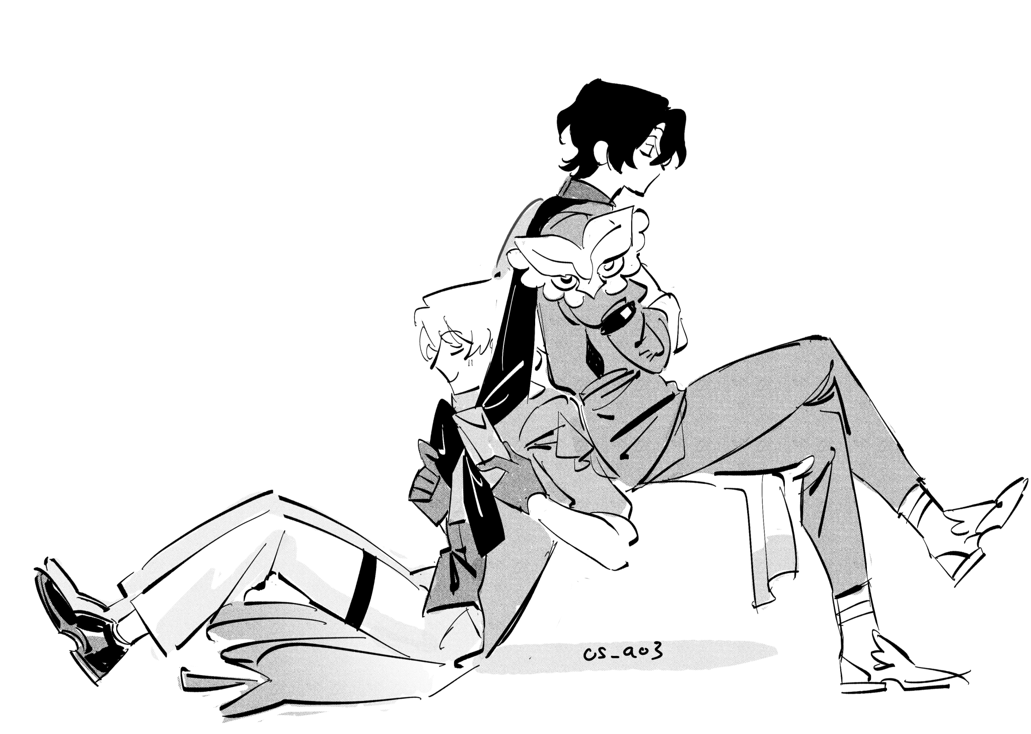 art by cs_ao3 on twt