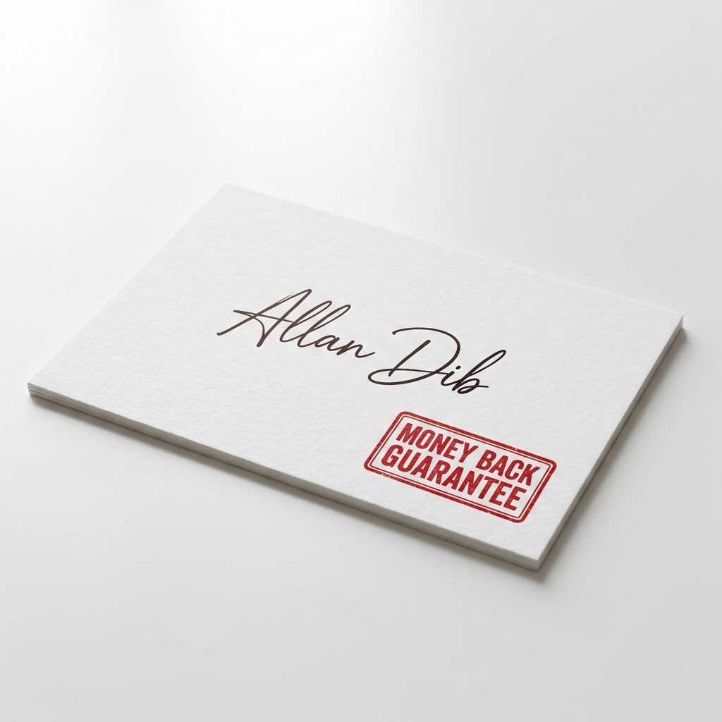 Money Back Guarantee Stamp