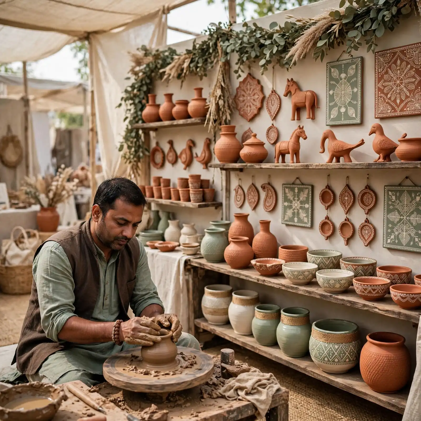 Artisan Showcase Wall
