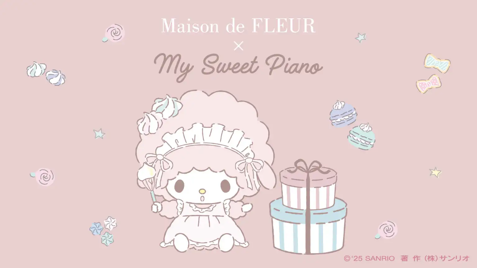  Piano's 45th birthday collab with Maison de FLEUR
                