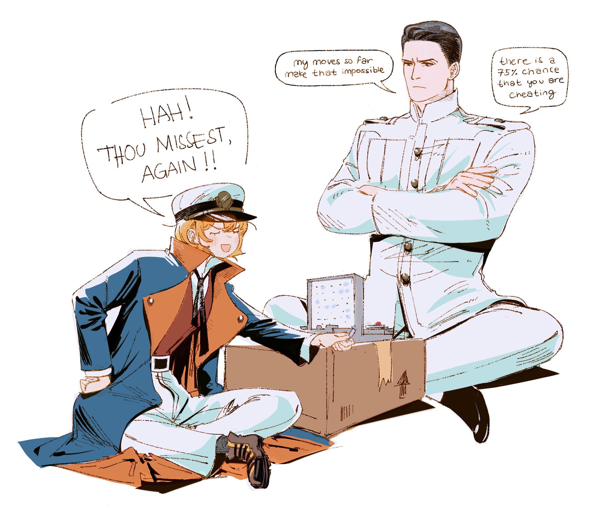 FW and AP. Art by Wenli