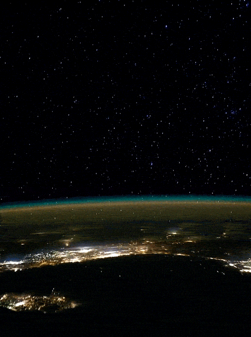 Good Night Earth from Space