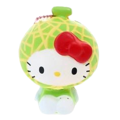 hellokitty melon themed figurine