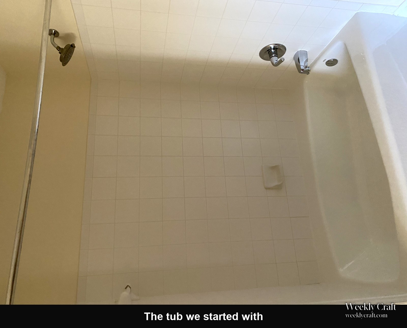 The old scratched-up tub