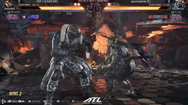 - 요시미츠 블레이드를 완벽하게 대응한 울산