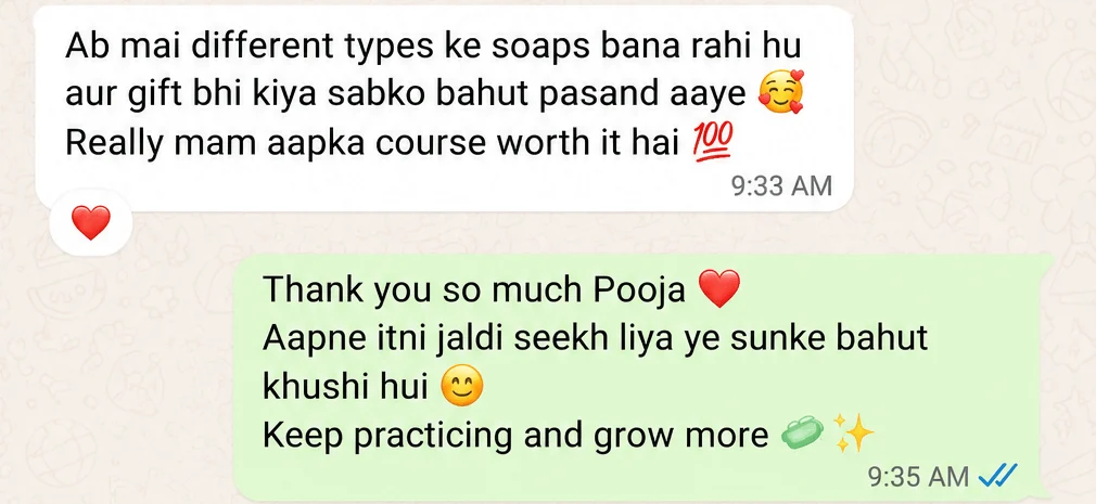 Student WhatsApp review