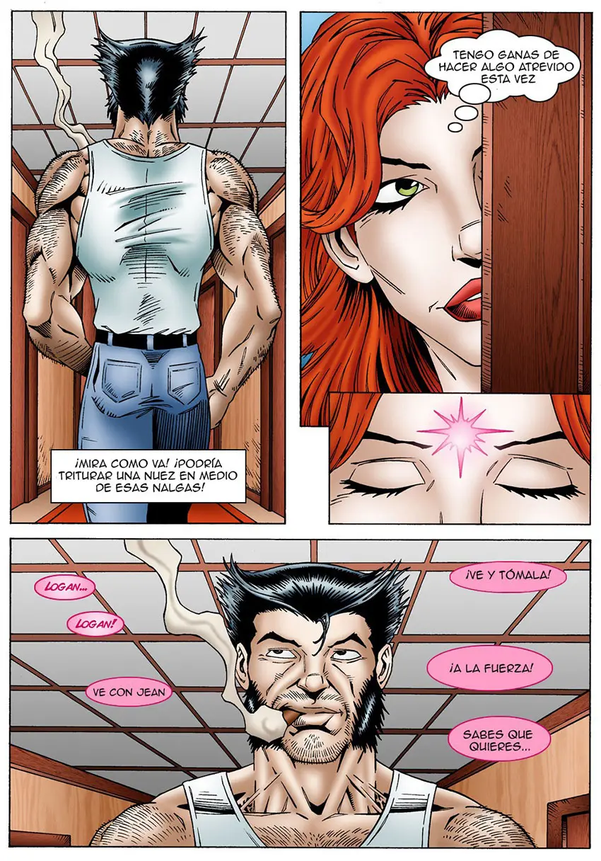 Jean Grey Engaña A Scott Summers Con Logan (Marvel) 6