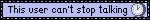 this user cant stop talking