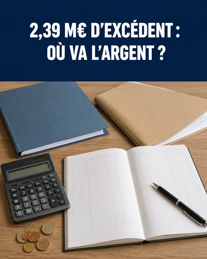 Calculatrice, pièces de monnaie, carnet à grilles et stylo posés sur une table en bois.