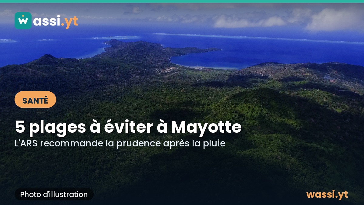 Eaux de baignade à Mayotte : cinq plages classées insuffisantes, la prudence recommandée pour les vacances