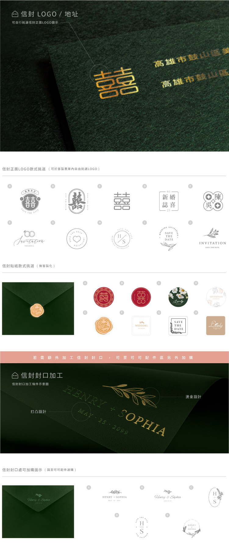 婚卡喜帖 - 牡丹花語 商品圖9