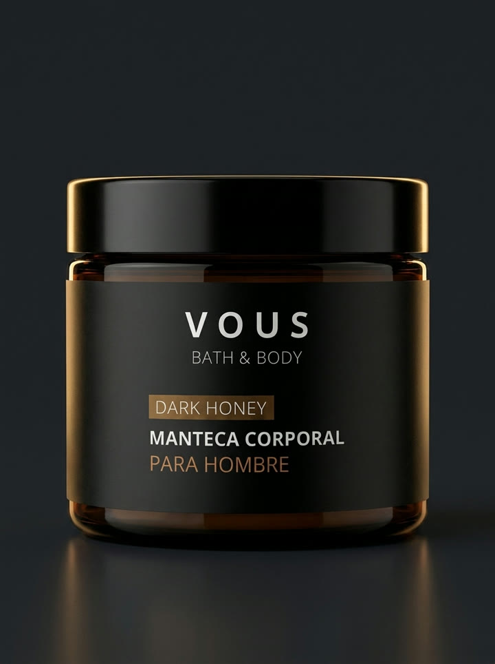 VOUS Dark Honey - Manteca corporal para hombre