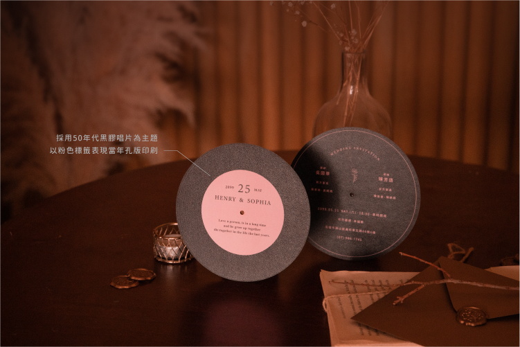 婚卡喜帖 - 兩情相樂 商品圖5