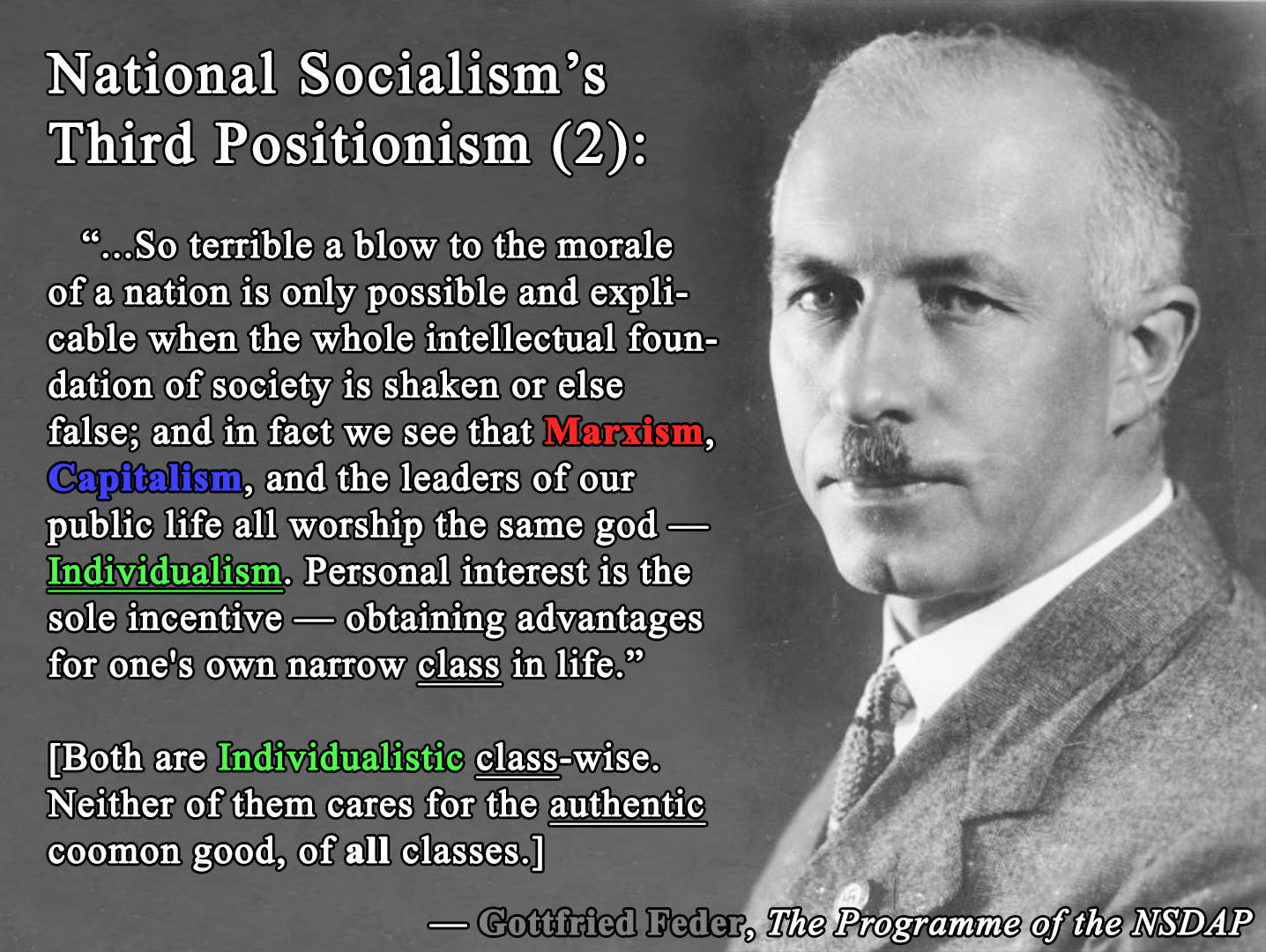 National Socialism’s Third Positionism by Gottfried Feder (2)