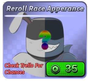 Reroll Race Apperance