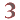 number 3 pixel