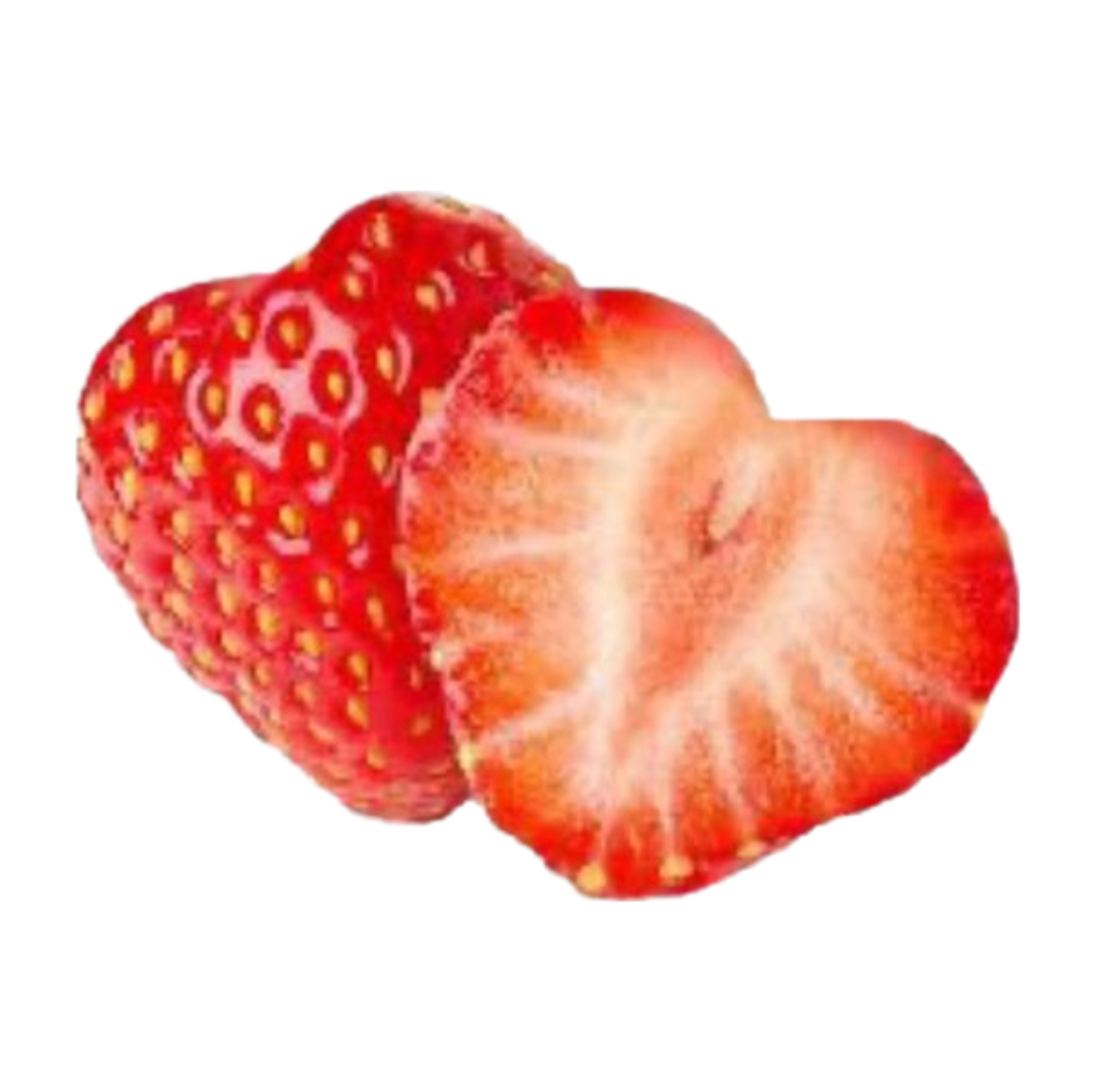 heart strawberries