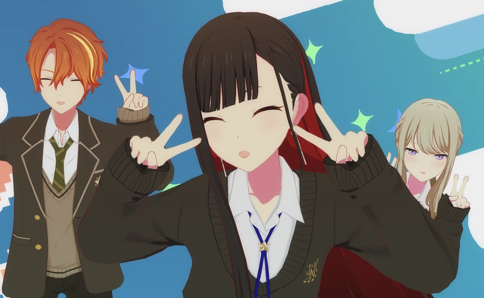 ꪆ୧ akito an nene | Art reference, Projects, Vivid