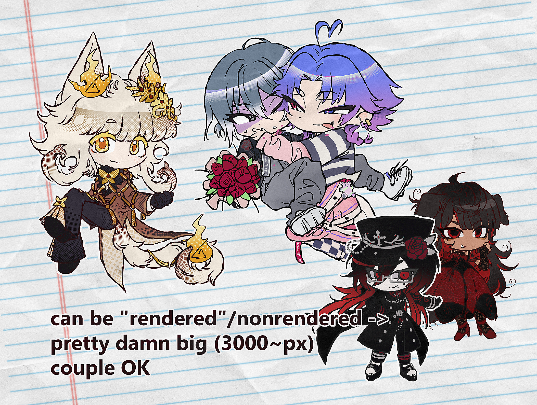 (CLOSED) fb chibi commission on Toyhouse