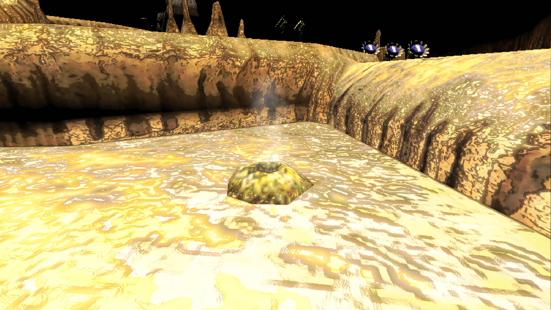 A rideable geyser in Navel.