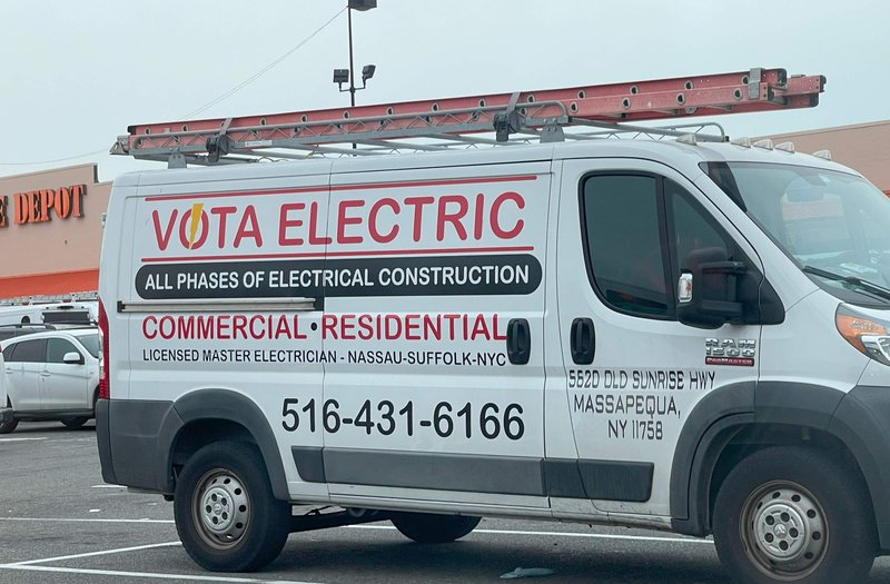 Vota Electric & Construction, Inc — photograph of the business's truck