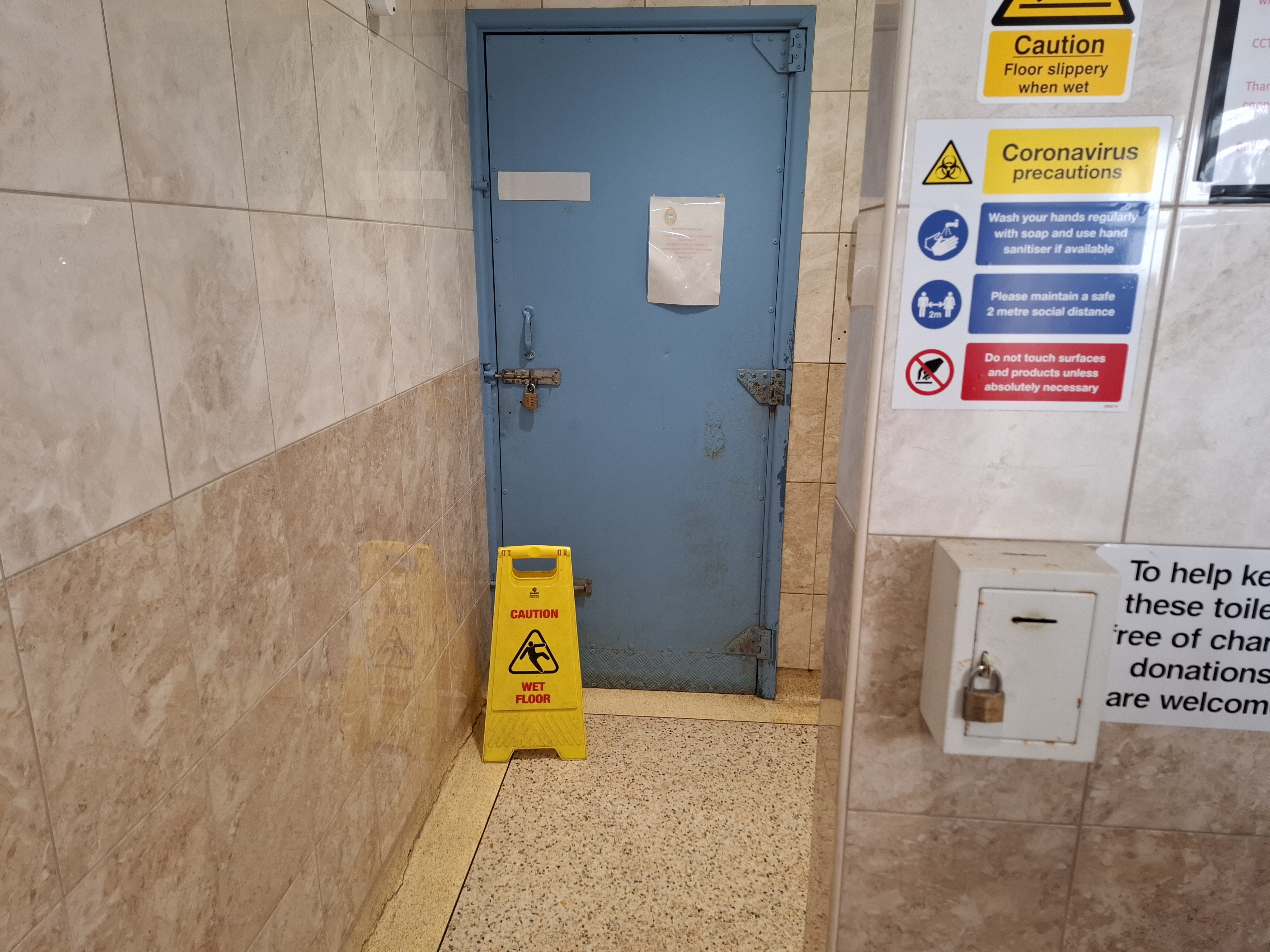 wet floor