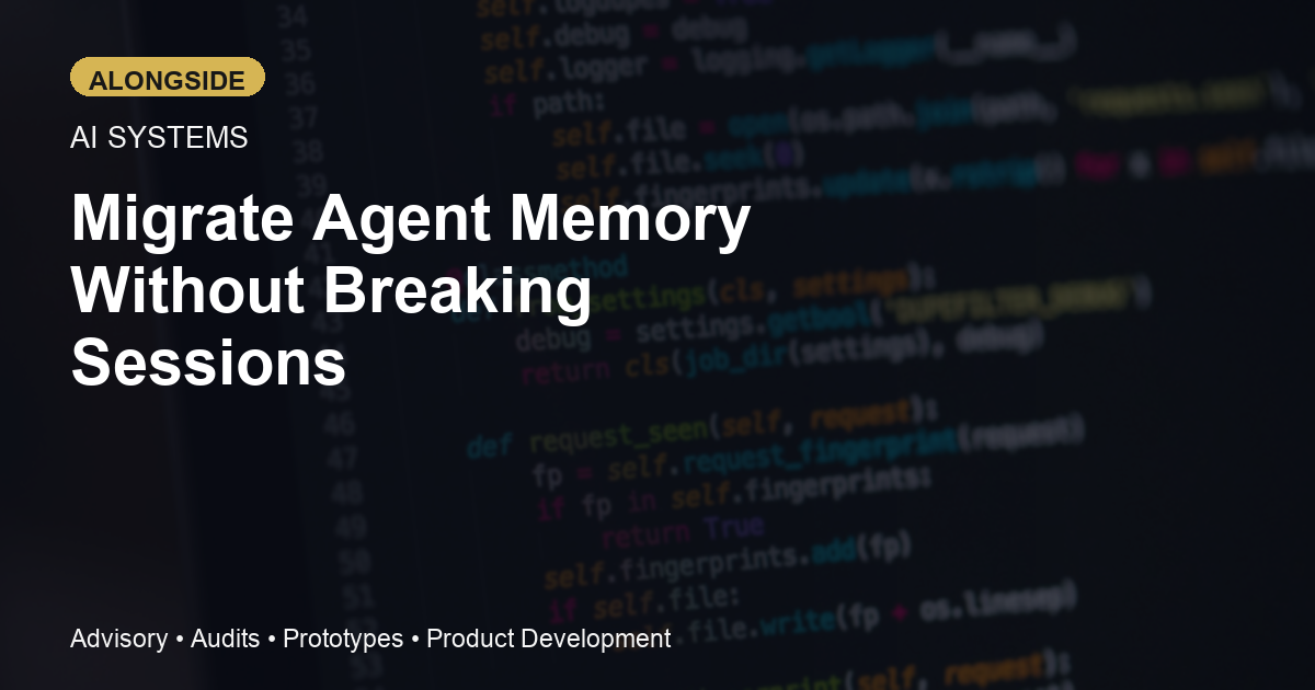 How to Migrate Agent Memory from Redis to PostgreSQL Without Breaking Sessions