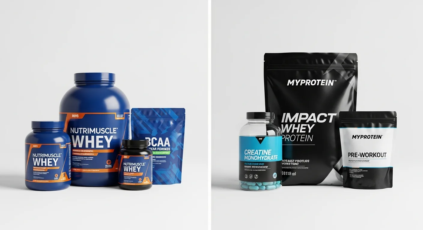 Nutrimuscle vs MyProtein : Premium vs Low-Cost