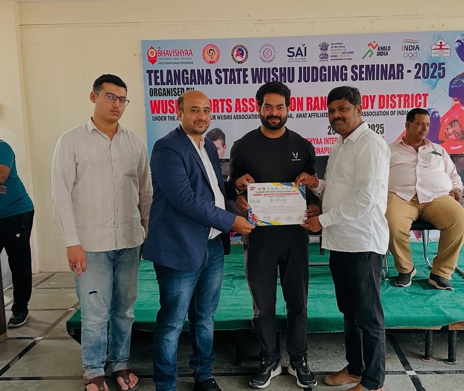 Telangana State Wushu Judging Seminar 2025 — certification