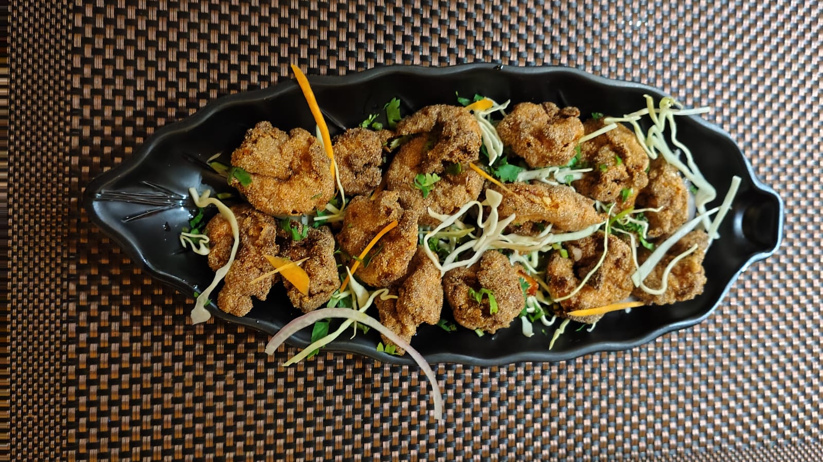 Golden Fried Prawns