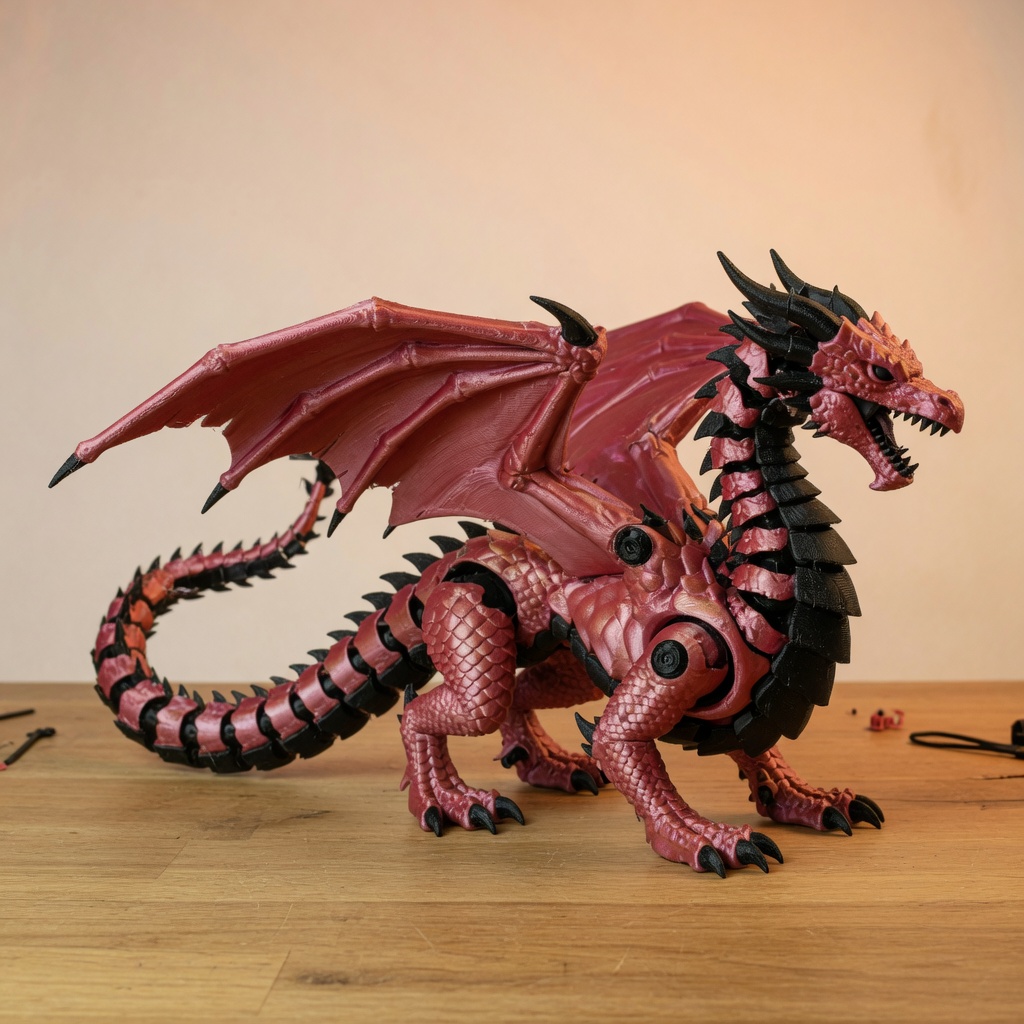 Figura articulada impresa en 3D a medida