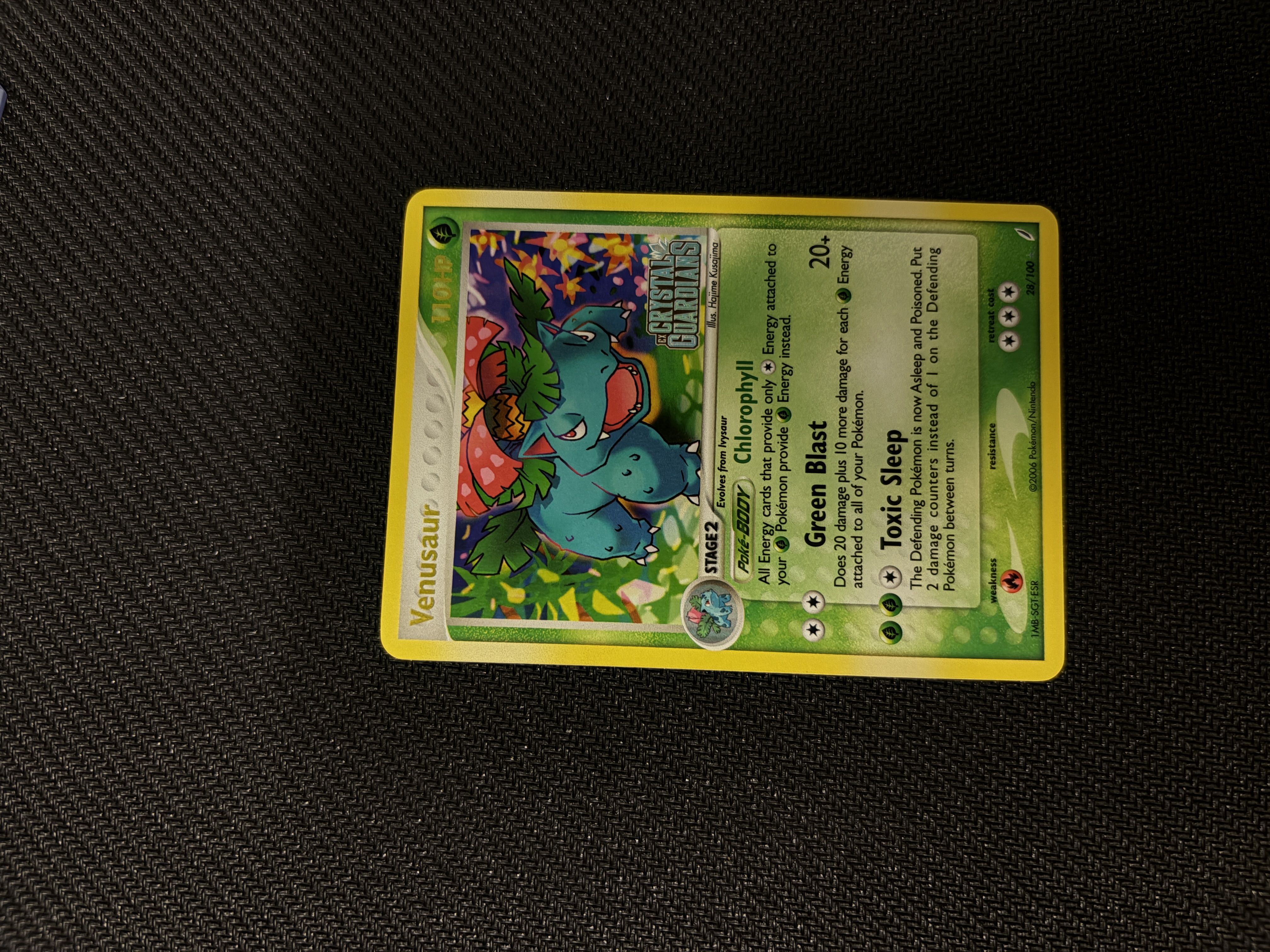 Venusaur Stamped from Ex Crystal Guardians