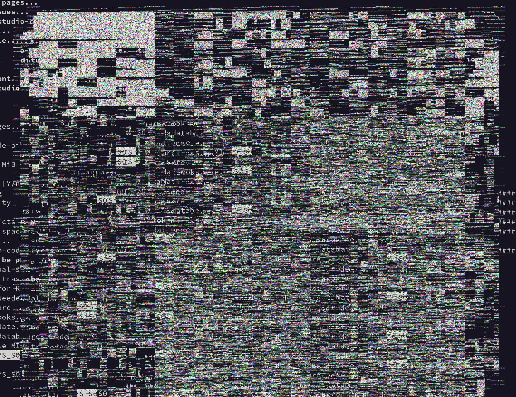 vscode garbled as all hell