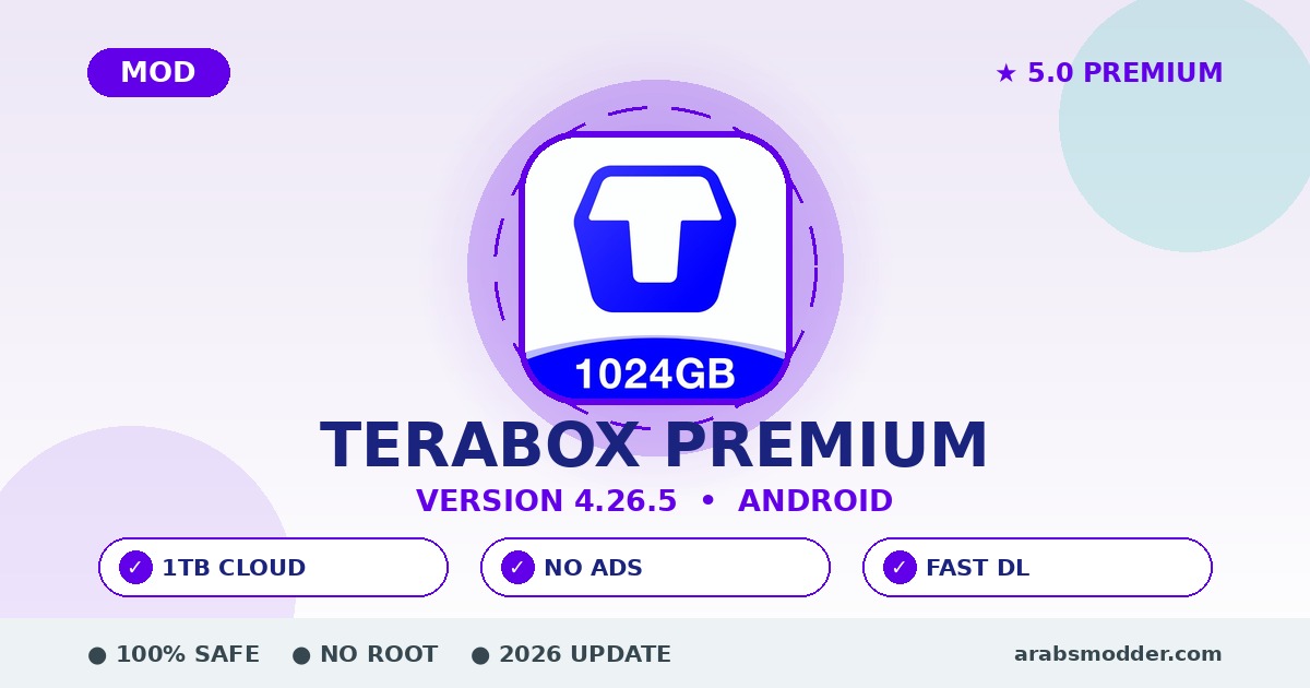 TeraBox Premium MOD v4.26.5 — cover