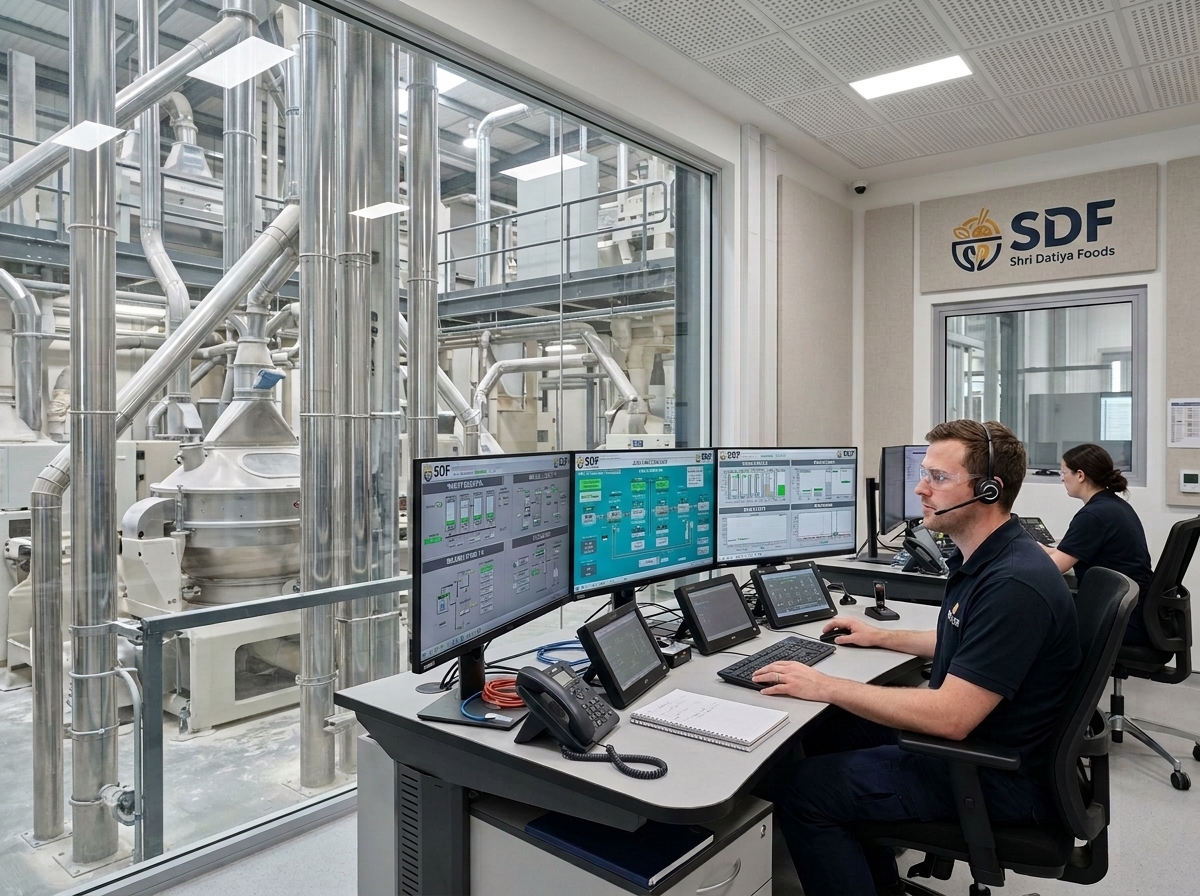 Flour Mill SCADA Control Desk