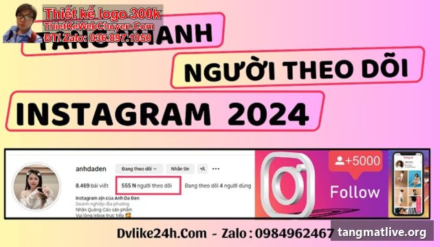 Dịch vụ tăng follow Instagram tại Tangmatlive.org