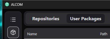 ALCOM user packages section