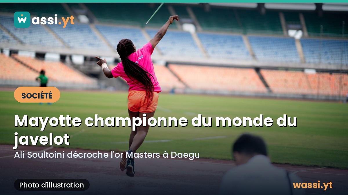 Athlétisme : le Mahorais Ali Soultoini champion du monde Masters du javelot
