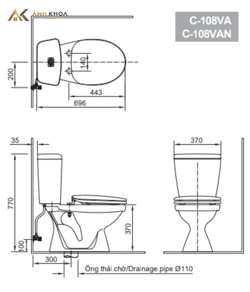 ban ve bon cau 2 khoi inax c 108va