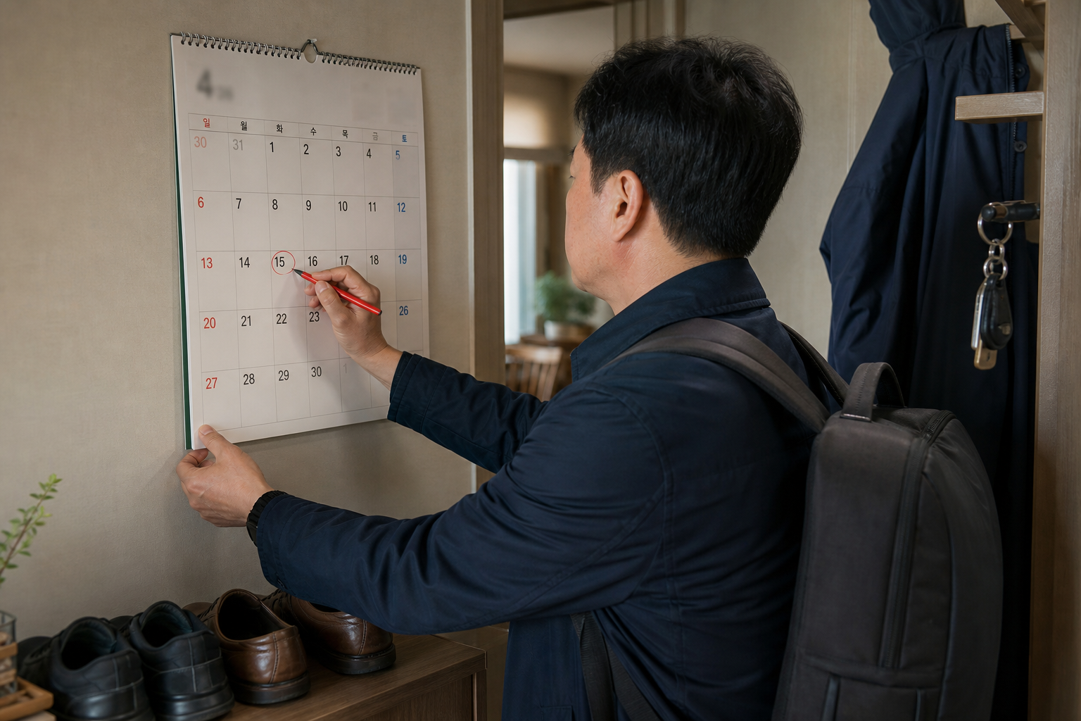 한국거래소 휴장일 화면을 확인하며 배당 기준일의 마지막 매수일을 역산하는 과정