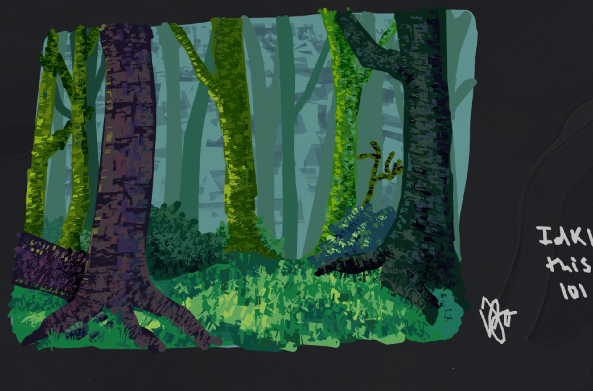 a rkgk made in the roblox game draw and donate | 2024