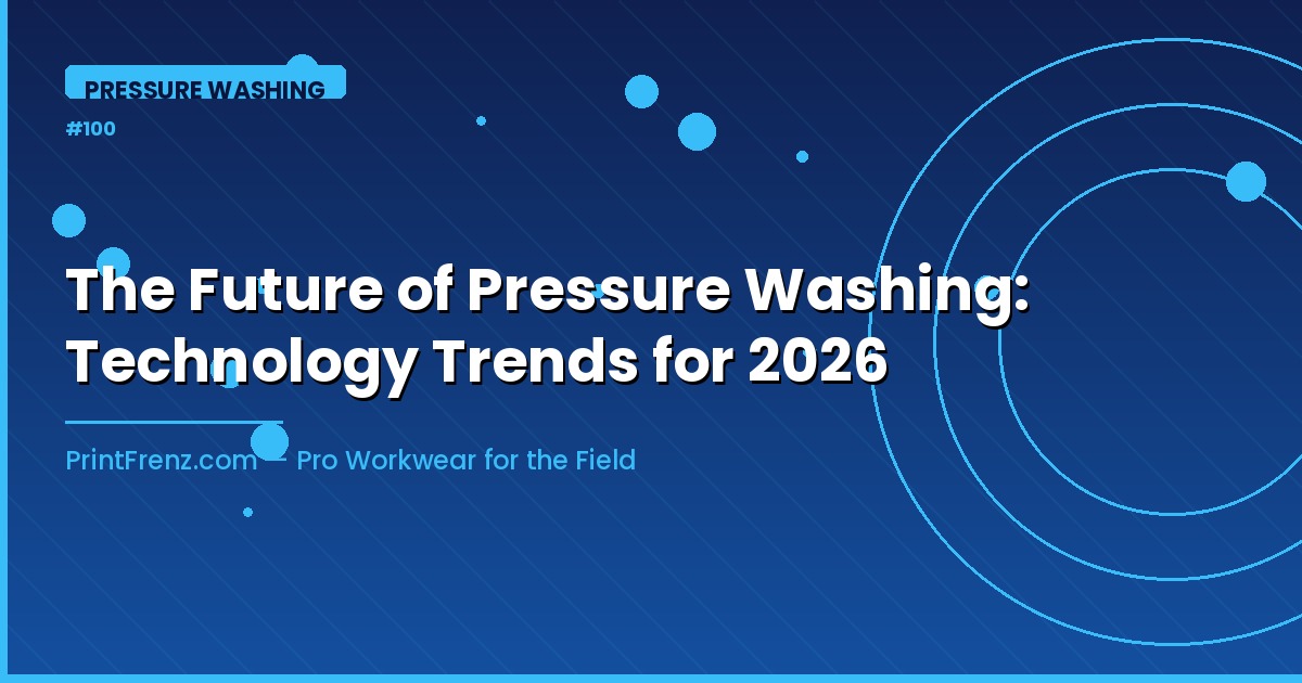 The Future of Pressure Washing: Technology Trends for 2026