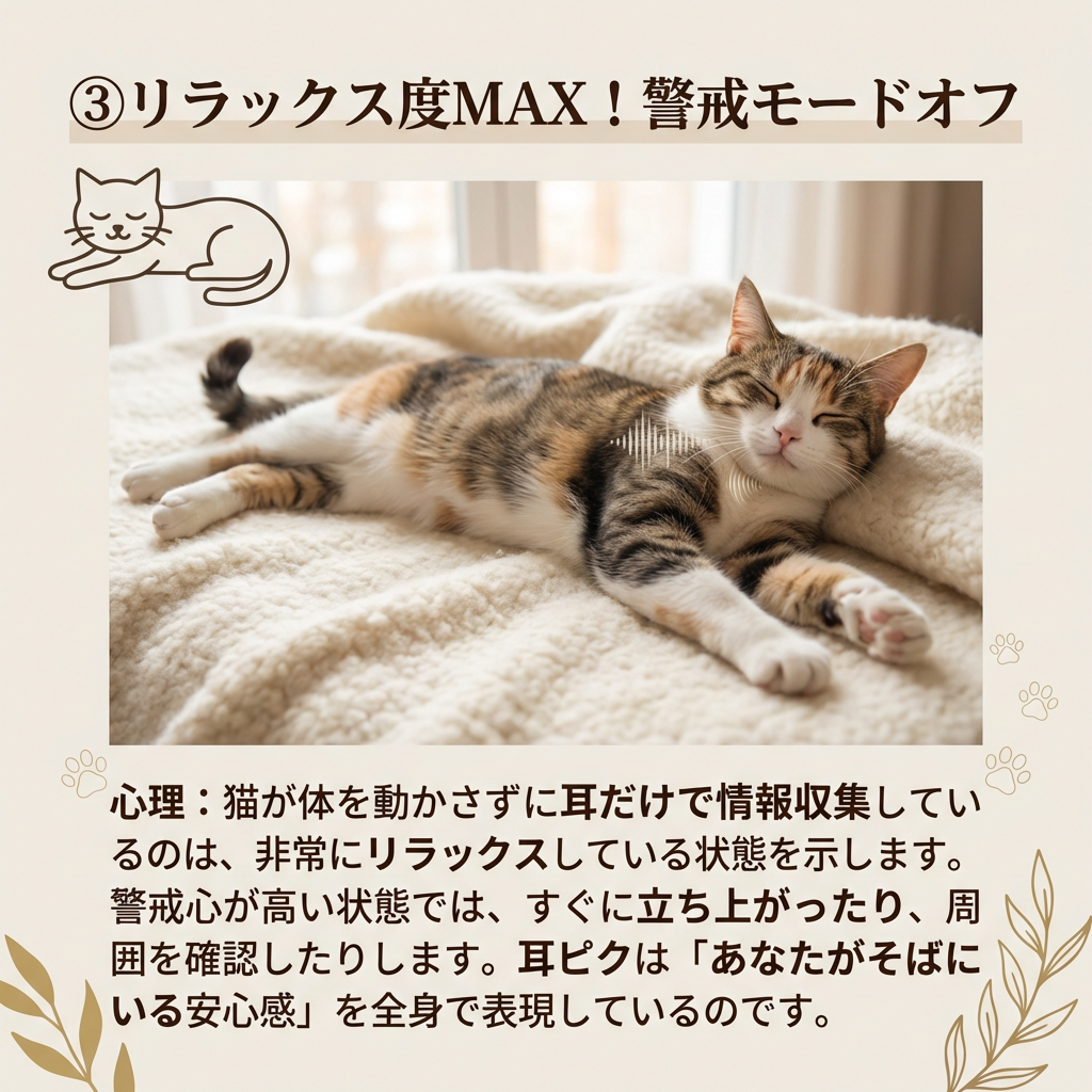 猫の耳がピクッとする理由と愛されている証拠 - Image 5